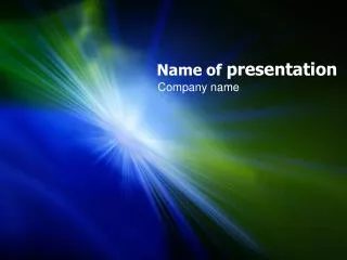name of presentation
