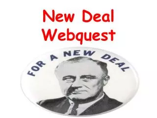 new deal webquest