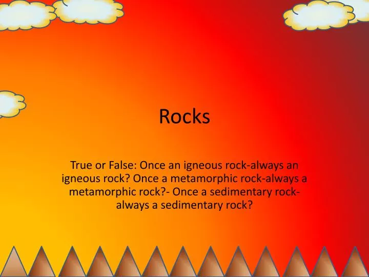 rocks