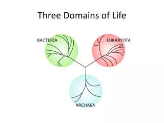 Three Domains of Life