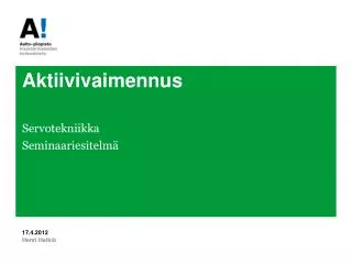 aktiivivaimennus