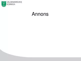 annons