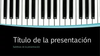 t tulo de la presentaci n