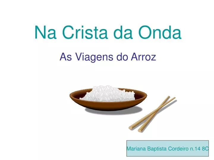 na crista da onda