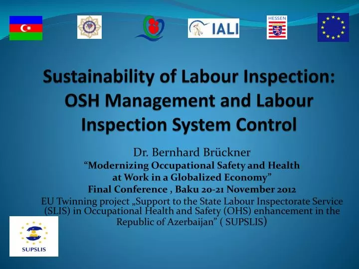 sustainability of labour inspection osh management and labour inspection system control