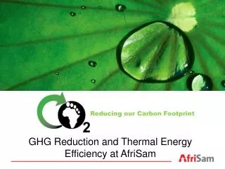 Reducing our Carbon Footprint