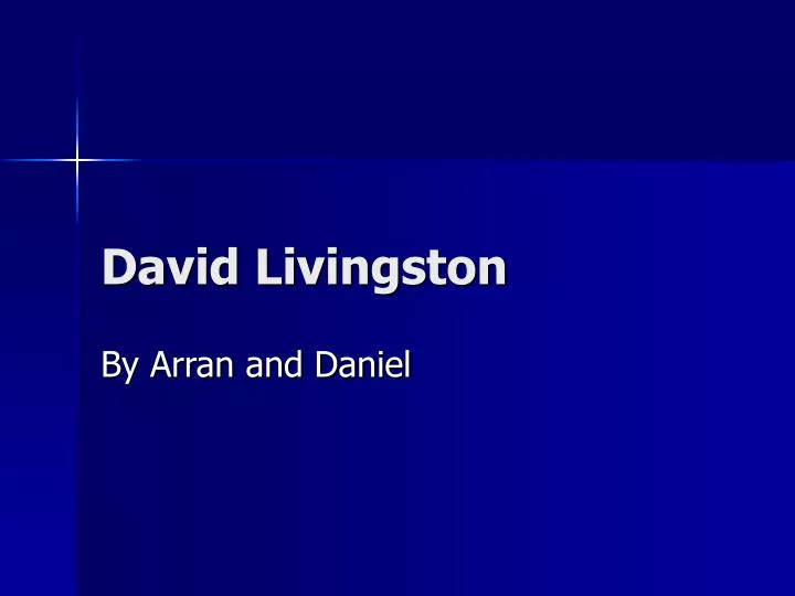 david livingston