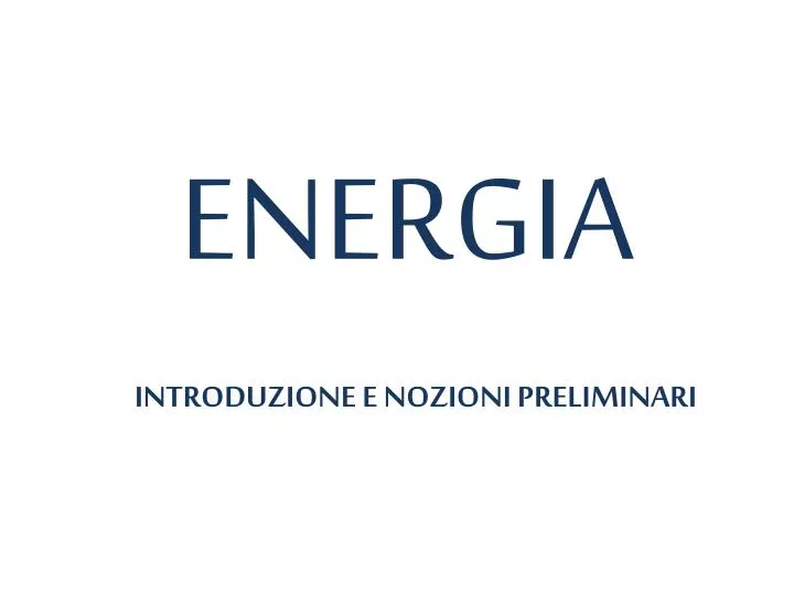 energia