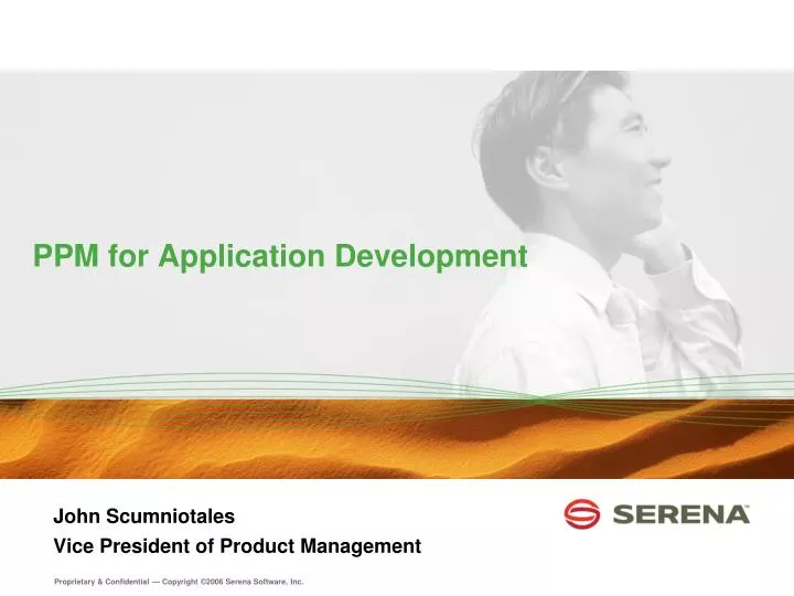 ppm for application development