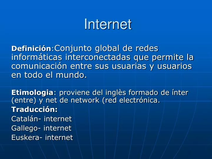 internet