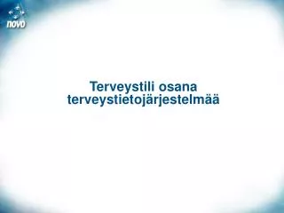terveystili osana terveystietoj rjestelm