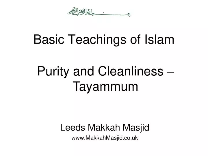 basic teachings of islam