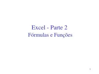 excel parte 2 f rmulas e fun es