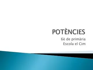 pot ncies