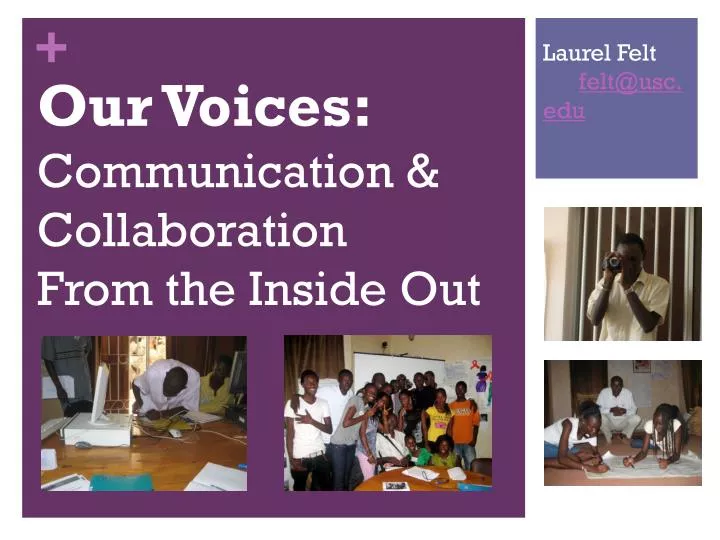 our voices communication collaboration from the inside out