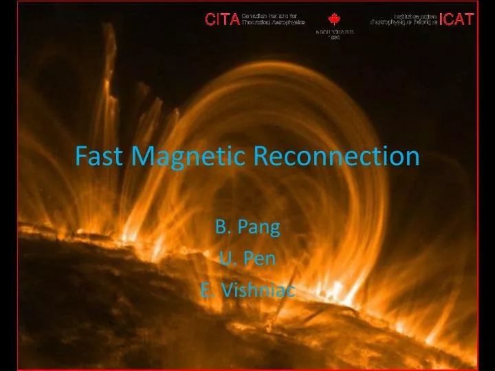 fast magnetic reconnection