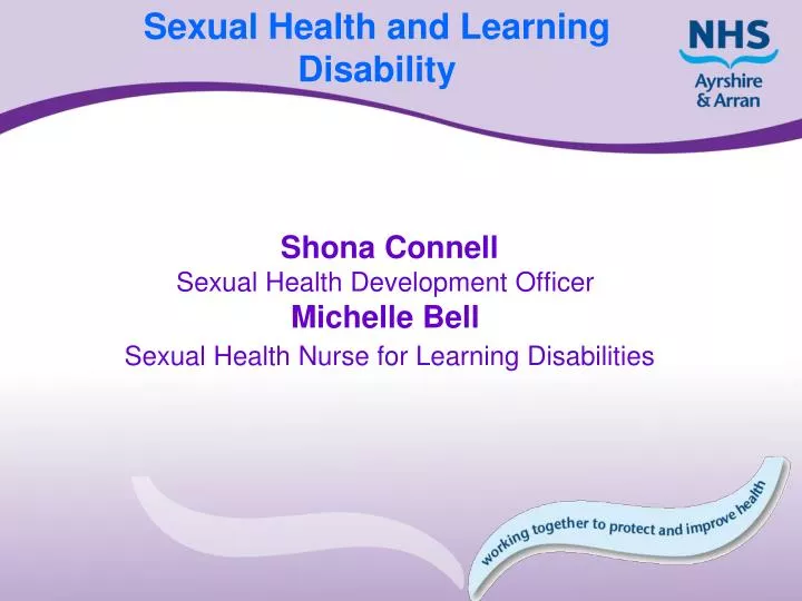 sexual health and learning disability
