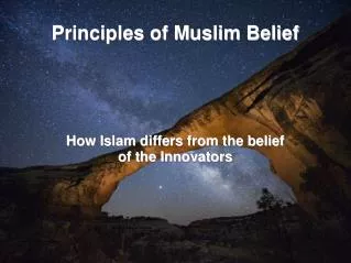 Principles of Muslim Belief