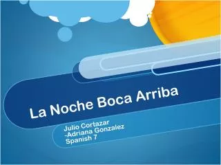 La Noche Boca Arriba