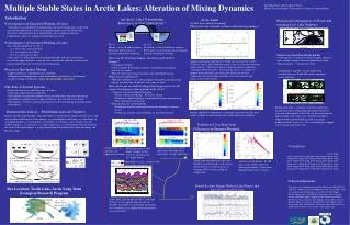 Multiple Stable States in Arctic Lakes: Alteration of Mixing Dynamics
