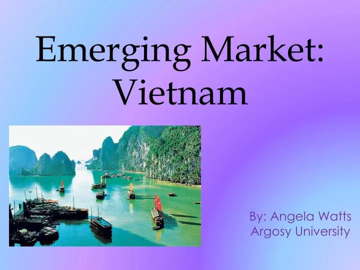emerging market vietnam