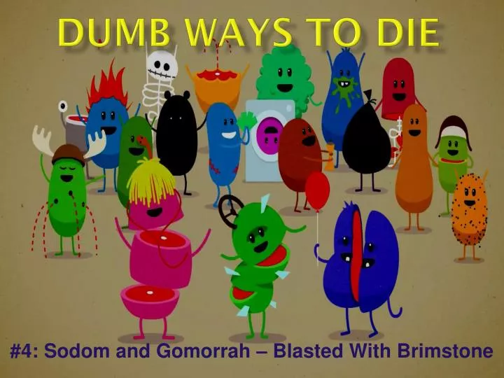 dumb ways to die