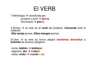 el verb