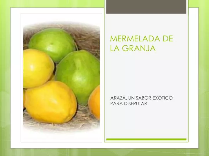 mermelada de la granja