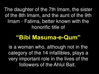 SHRINE OF BIBI MASUMA-E-QUM Iran