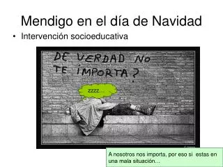 mendigo en el d a de navidad