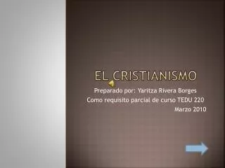 el cristianismo