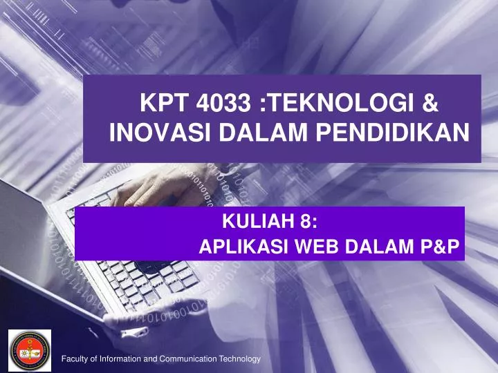 kpt 4033 teknologi inovasi dalam pendidikan
