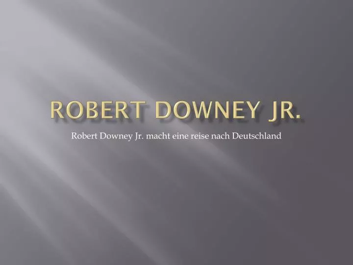 robert downey jr
