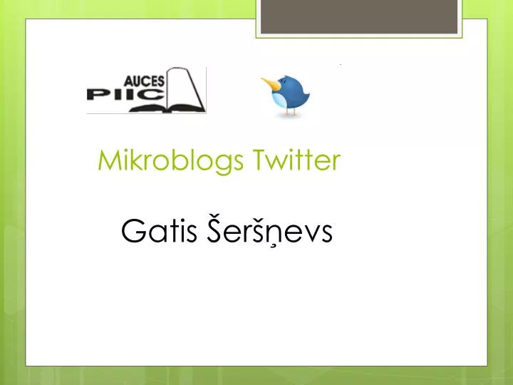 mikroblogs twitter