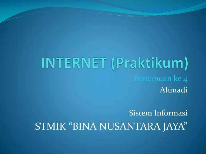 internet praktikum