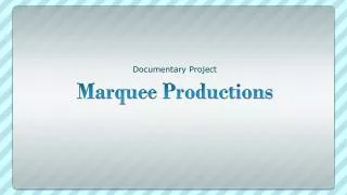 Marquee Productions