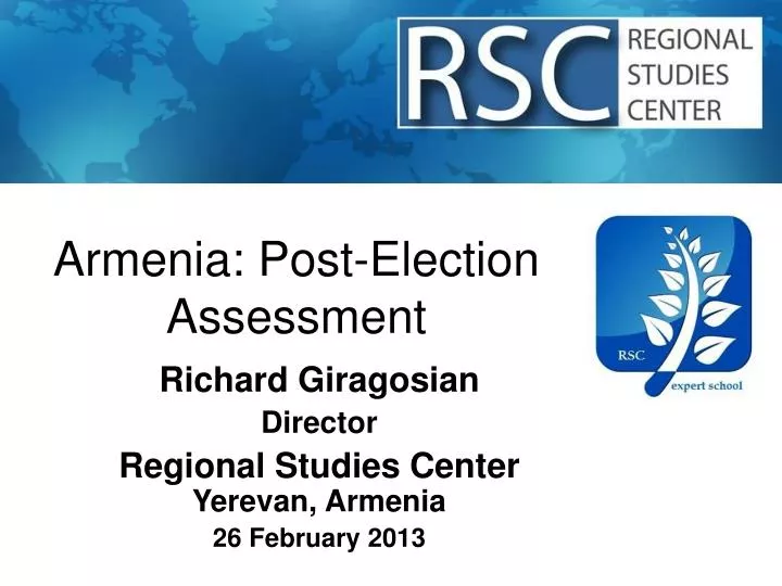 armenia post election assessment