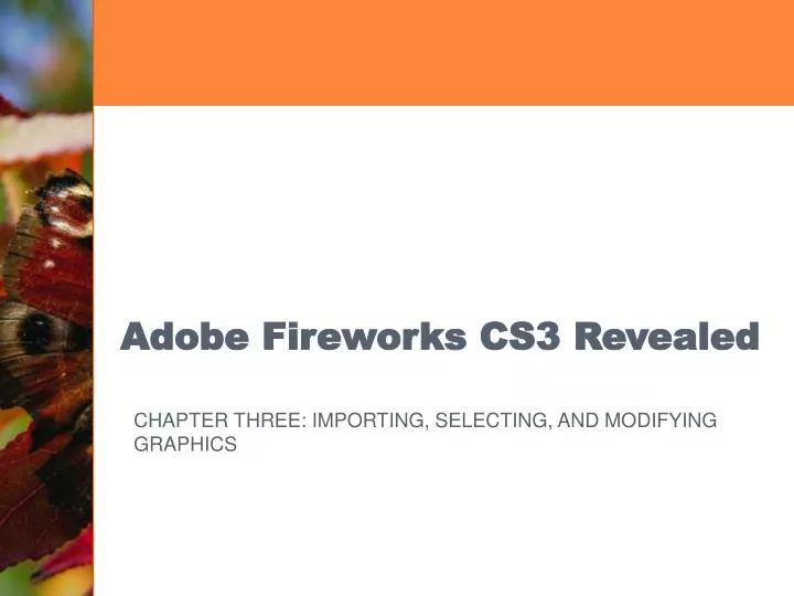 adobe fireworks cs3 revealed