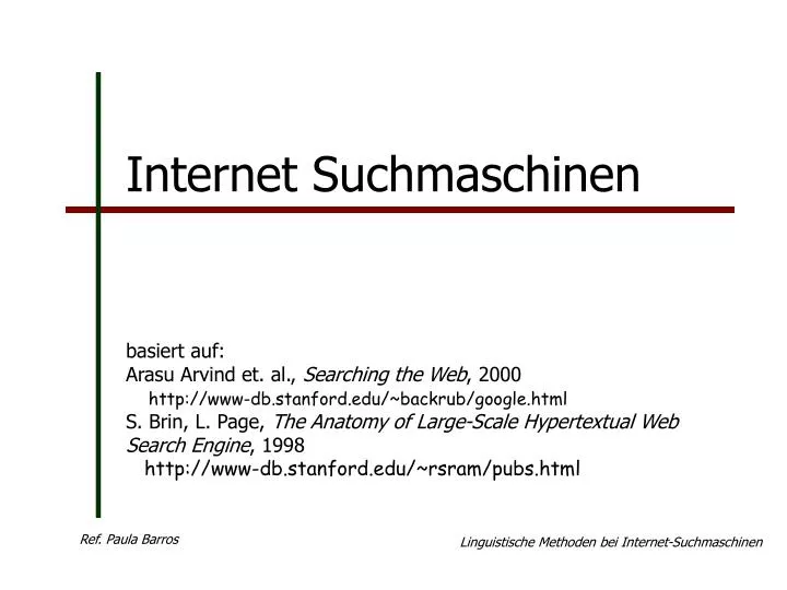 internet suchmaschinen