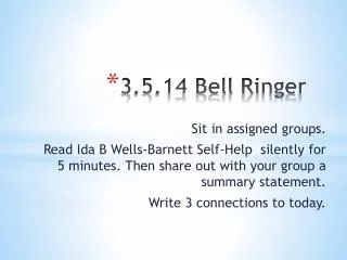 3.5.14 Bell Ringer