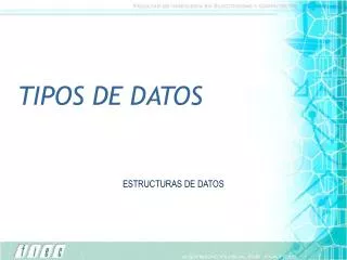 tipos de datos