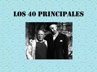 los 40 principales