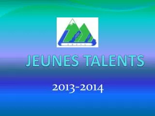jeunes talents