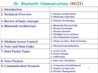 3b. Bluetooth Communications (01/21)