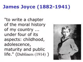 James Joyce (1882-1941)