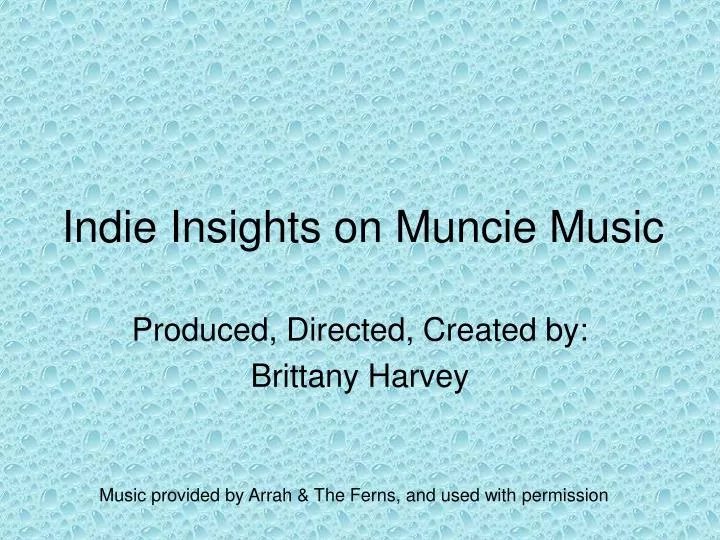 indie insights on muncie music