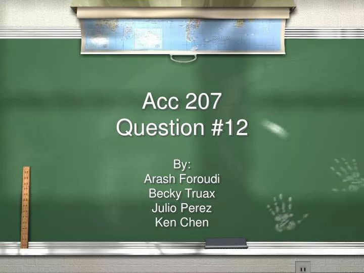 acc 207 question 12