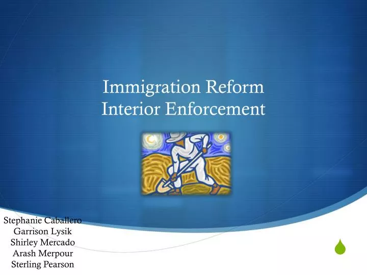immigration reform interior enforcement