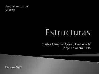 estructuras
