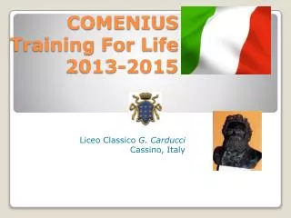 COMENIUS Training For Life 2013-2015